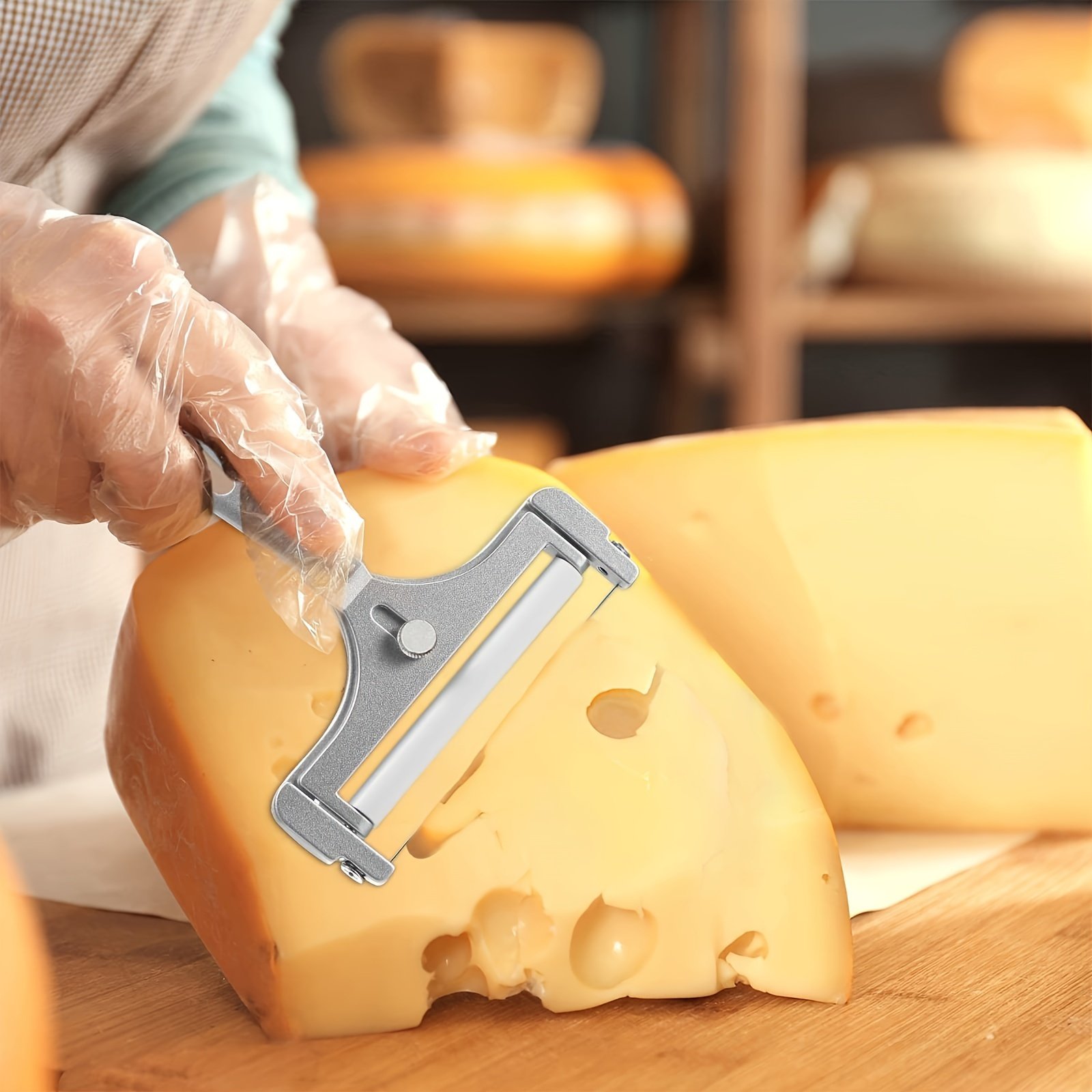 1 Cortador de Queso con Grosor Ajustable