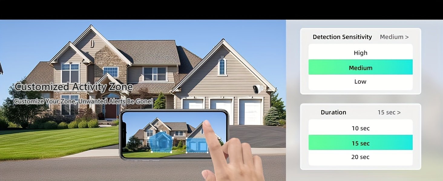 2 Juegos/1 Paquete Cámara de Seguridad Inalámbrica para Exteriores, FHD 3MP Visión Nocturna con Foco, Alimentación por Batería y Energía Solar, Detección Humana, con Panel Solar, Detección PIR, Comunicación Bidireccional, Almacenamiento en Tarjeta SD/Nube con 3 Días de Almacenamiento Gratuito