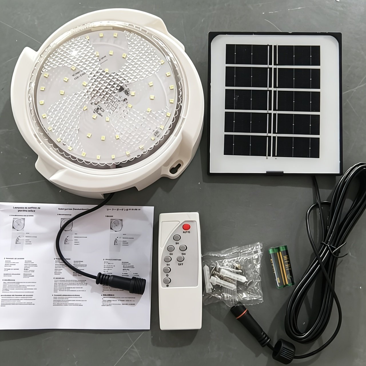 Luz de Pared Exterior con 50 LED y Control Remoto Infrarrojo - Ideal para Porche, Jardín, Balcón - Fácil Instalación, Encendido Automático, Sin Cableado, Bombilla LED - Imagen 3
