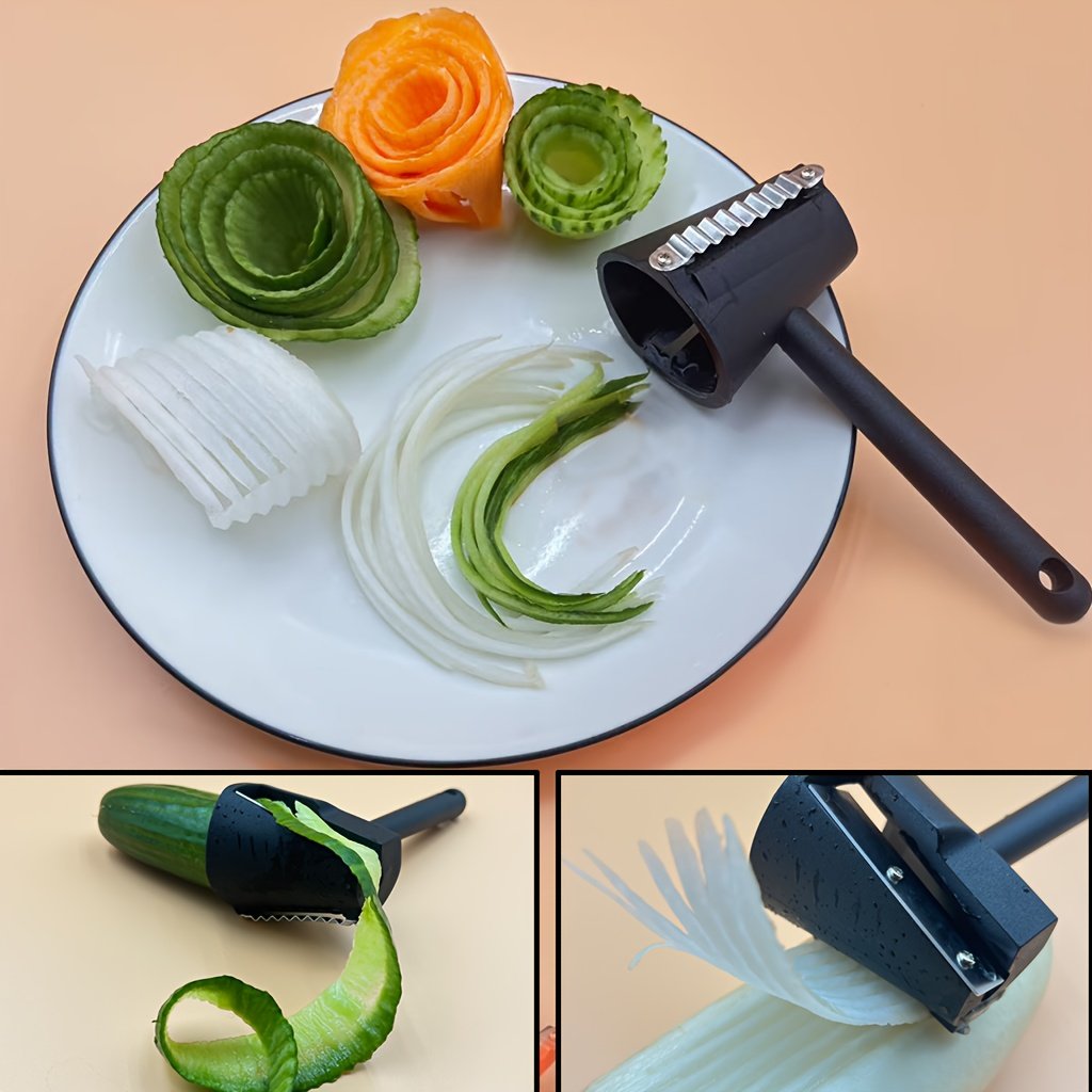 Con solo un suave rodillo, puedes crear flores de frutas. Esta - Imagen 4