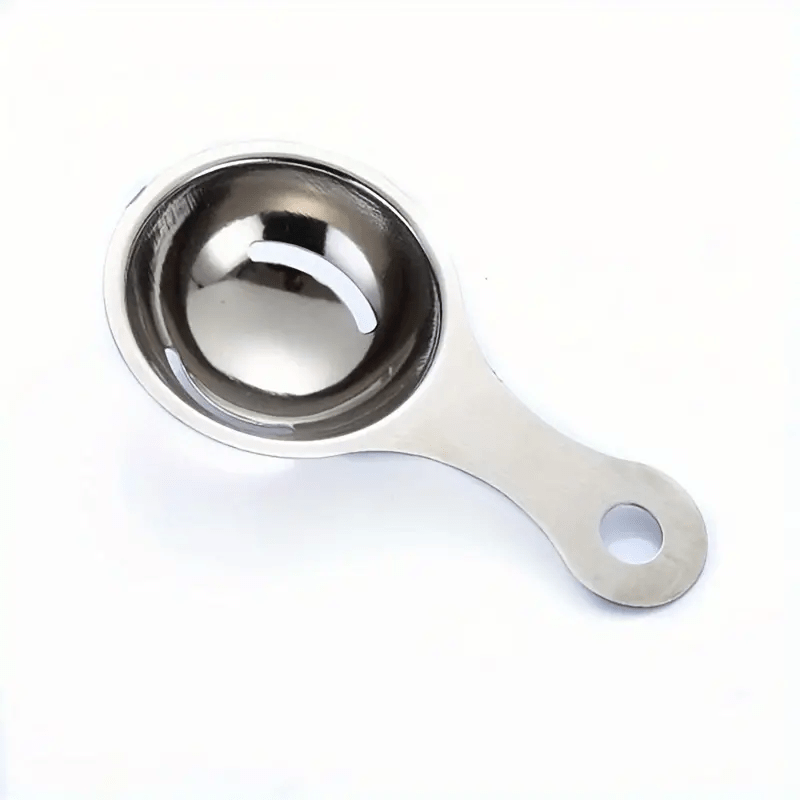 Separador de huevos de acero inoxidable - Herramienta de cocina duradera y fácil de limpiar para separar yemas y claras, ideal para cocinar y hornear - Esencial para uso en casa y restaurantes, 4 estaciones, Separador de huevos|Construcción en acero inoxidable|Herramienta de cocina duradera, Separador de huevos para cocinar