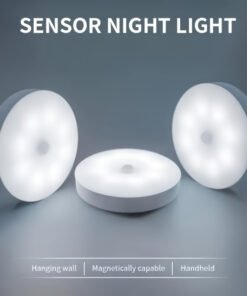 1/2/3 Piezas Luz Nocturna LED Recargable USB, Sensor de Movimiento, Iluminación Suave, Luces con Montaje Magnético, Tono Cálido y Blanco, Superficie Pulida, Ideal para Salón, Dormitorio, Armario, Pasillo, Zapatero e iluminación nocturna, Batería