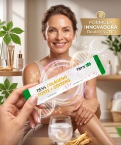 Alternative view of Colágeno Forte + Ginseng Nuestra innovadora fórmula "Double- NUTRI" le aportará una piel radiante, uñas fuertes y…