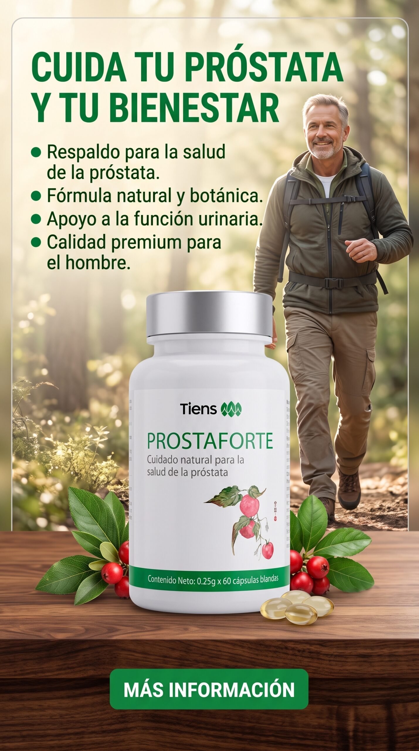 Prostaforte - Cuidado natural para la salud de la próstata y el bienestar masculino - Imagen 2