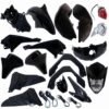 Kit de Carenaje Completo F16Z 2.0 Negro (C/Faro y Stickers) 1