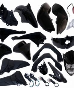 Kit de Carenaje Completo F16Z 2.0 Negro (C/Faro y Stickers)