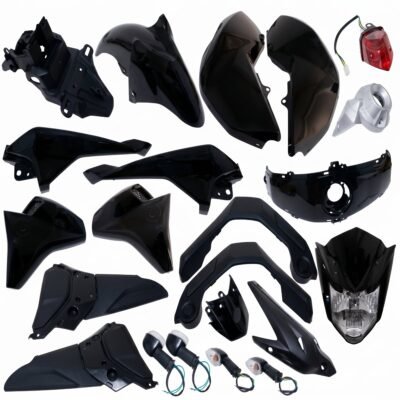Kit de Carenaje Completo F16Z 2.0 Negro (C/Faro y Stickers)