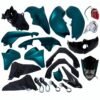 Kit de Carenaje "Plásticos "Completo F16Z 2.0 Tuequesa (C/Faro y Stickers) 2