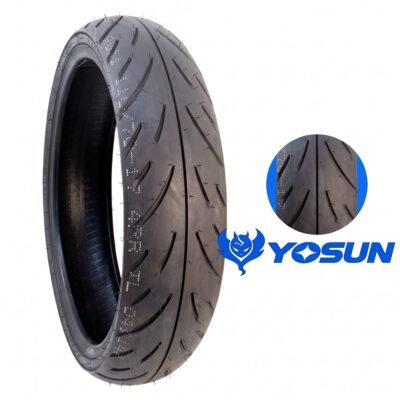 Llanta 100/80-17 Yosun YS117F 4PR TL (Sin Cámara)