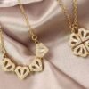 Collar Trébol de Corazones — Sbalott Perú