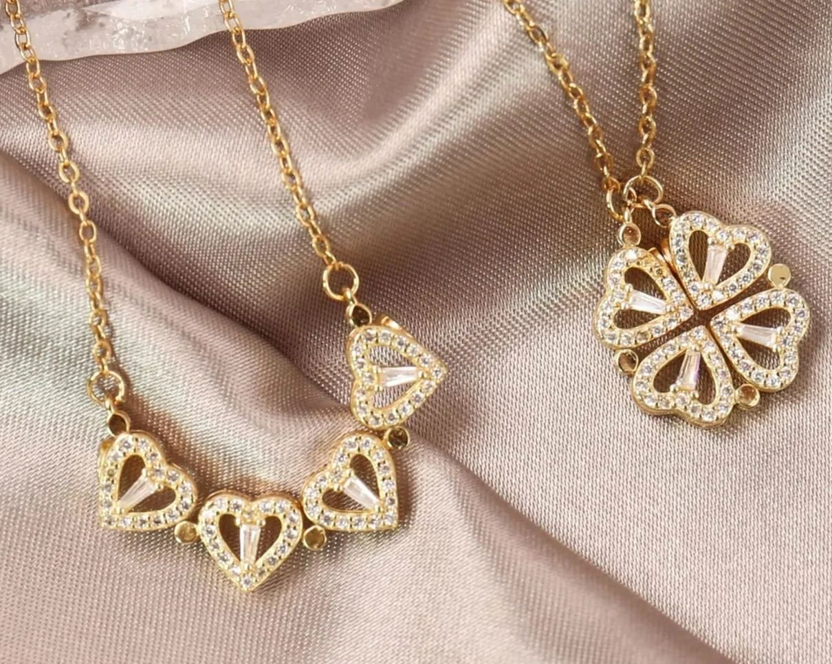 Collar Trébol de Corazones — Sbalott Perú