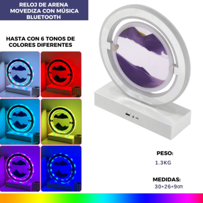 Lámpara RGB De Arena Movediza Con Blueto — Sbalott Perú