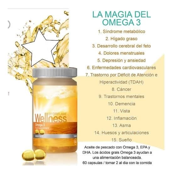 Omega 3 Orifleme X 60 Cápsulas Blandas — Sbalott Perú