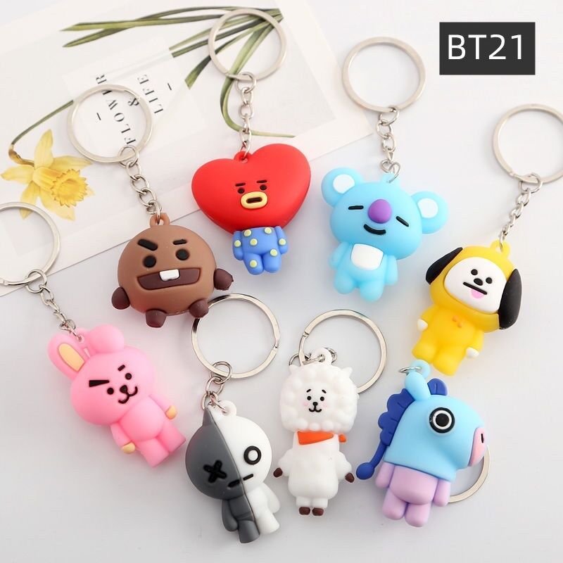 Pack de 8 Llaveros Bts - vista 3