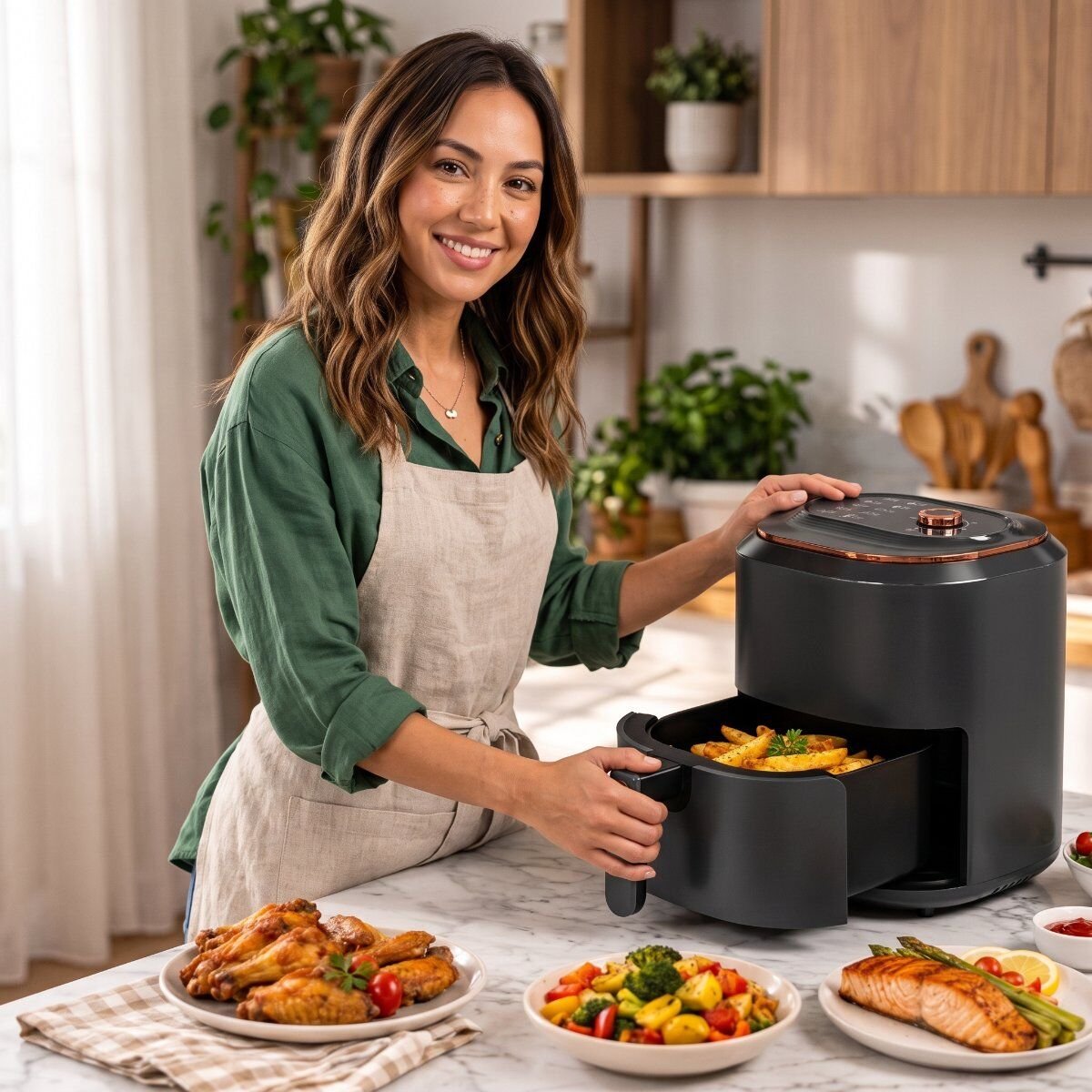 Freidora de Aire - Cocina Saludable, Rápida y Deliciosa - Imagen 2
