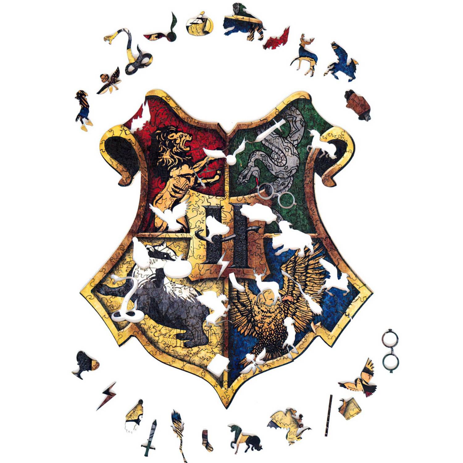 Rompecabezas Escudo de Hogwarts — Sbalott Perú