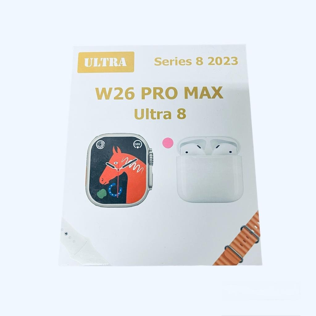 Smart Watch W26 Pro Max + Airpods — Sbalott Perú