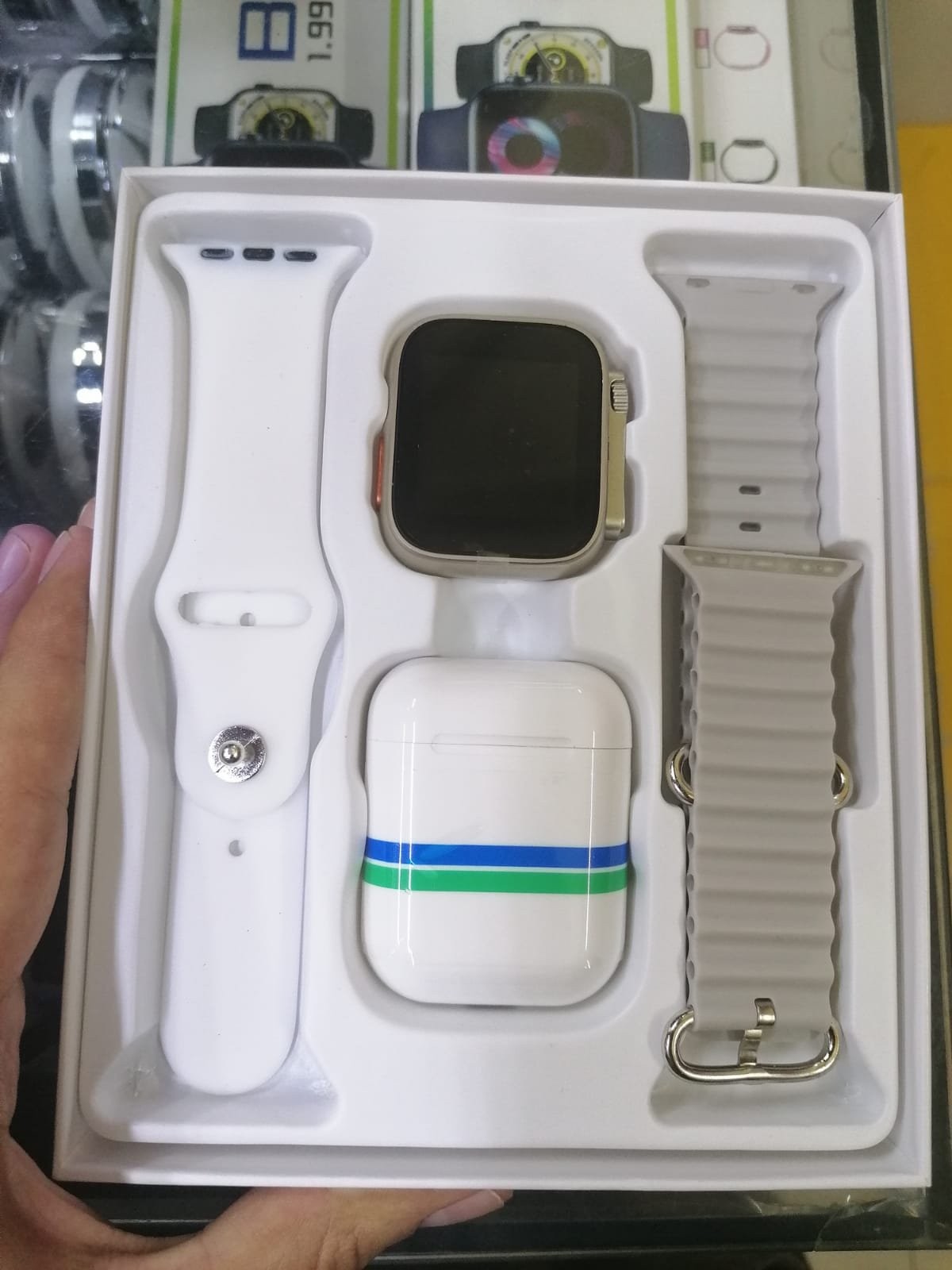 Smart Watch W26 Pro Max + Airpods - vista 5